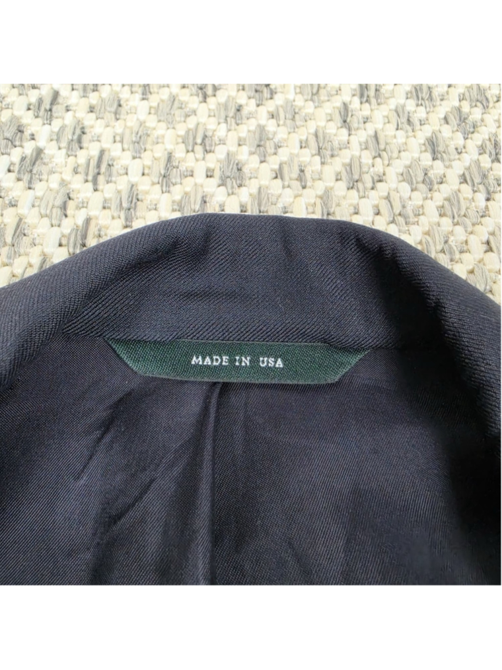 Brooks Brothers Country Club Navy Gold Button Blazer 43L Loro Piana Super 110s - Picture 6 of 14